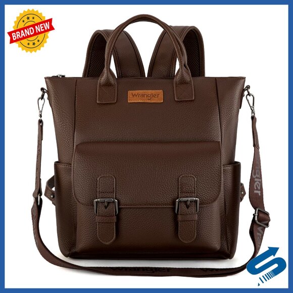Convertible Backpack Purse Medium Travel Work Bag Elegant Durable Versatile